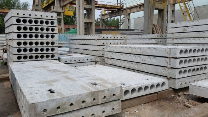 разновидности бетонных плит